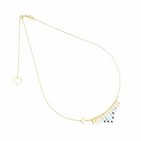 Collana Maman et Sophie Donna Frange in Argento Acquamarina GHFRAAMSPRI - GHFRAAMSPRI